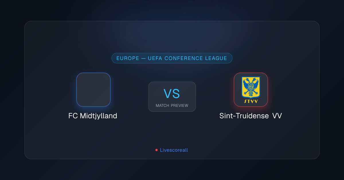 FC Midtjylland vs Sint-Truidense VV Preview, H2H & Lineups - Oct 22 ...